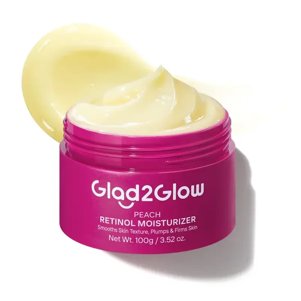 Glad2Glow Moisturizer Peach Retinol
