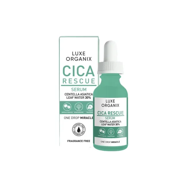 LUXE ORGANIX LUXE ORGANIX CICA RESCUE GENTLE BRIGHTENING SERUM
