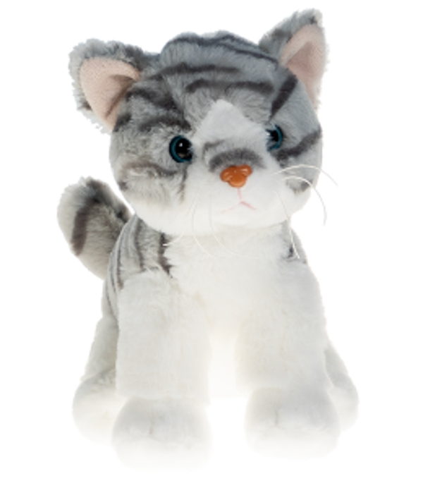 8-Inch Tabby Cat Plush Pal Party Kit