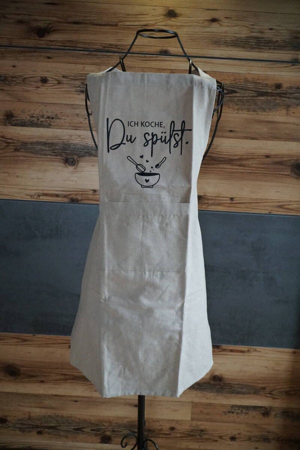Kochschürze "Ich Koche du spülst"