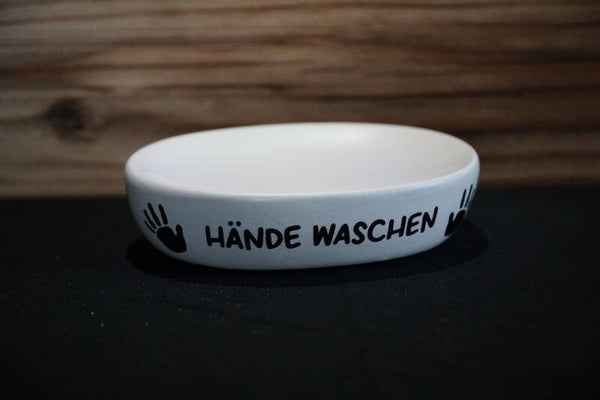 Seifenschale "Hände waschen"
