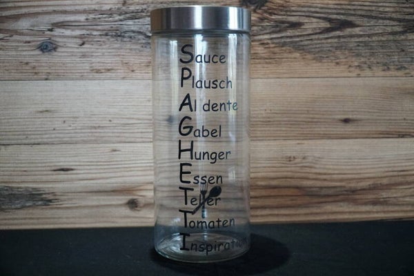 Vorratsglas "Spaghetti"
