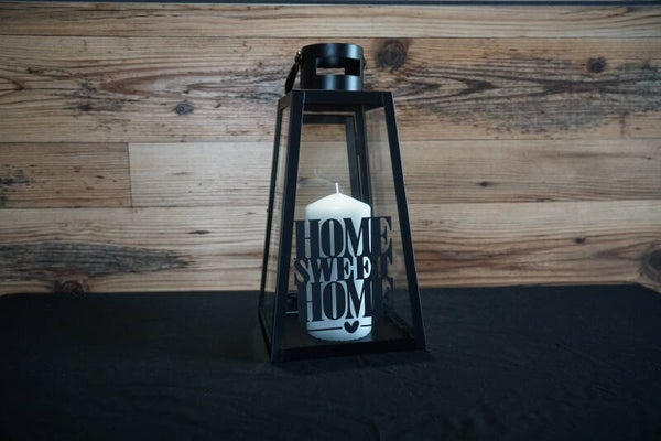 Laterne "HOME SWEET HOME"