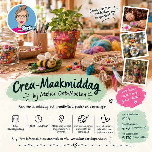 De Crea-Maakmiddag (5 middagen)
