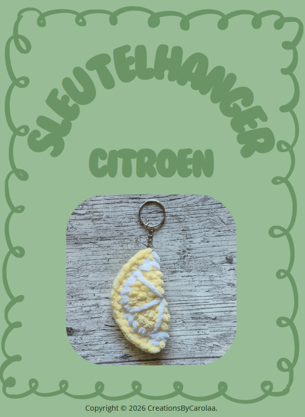 Haak Patroon - Sleutelhanger Citroen
