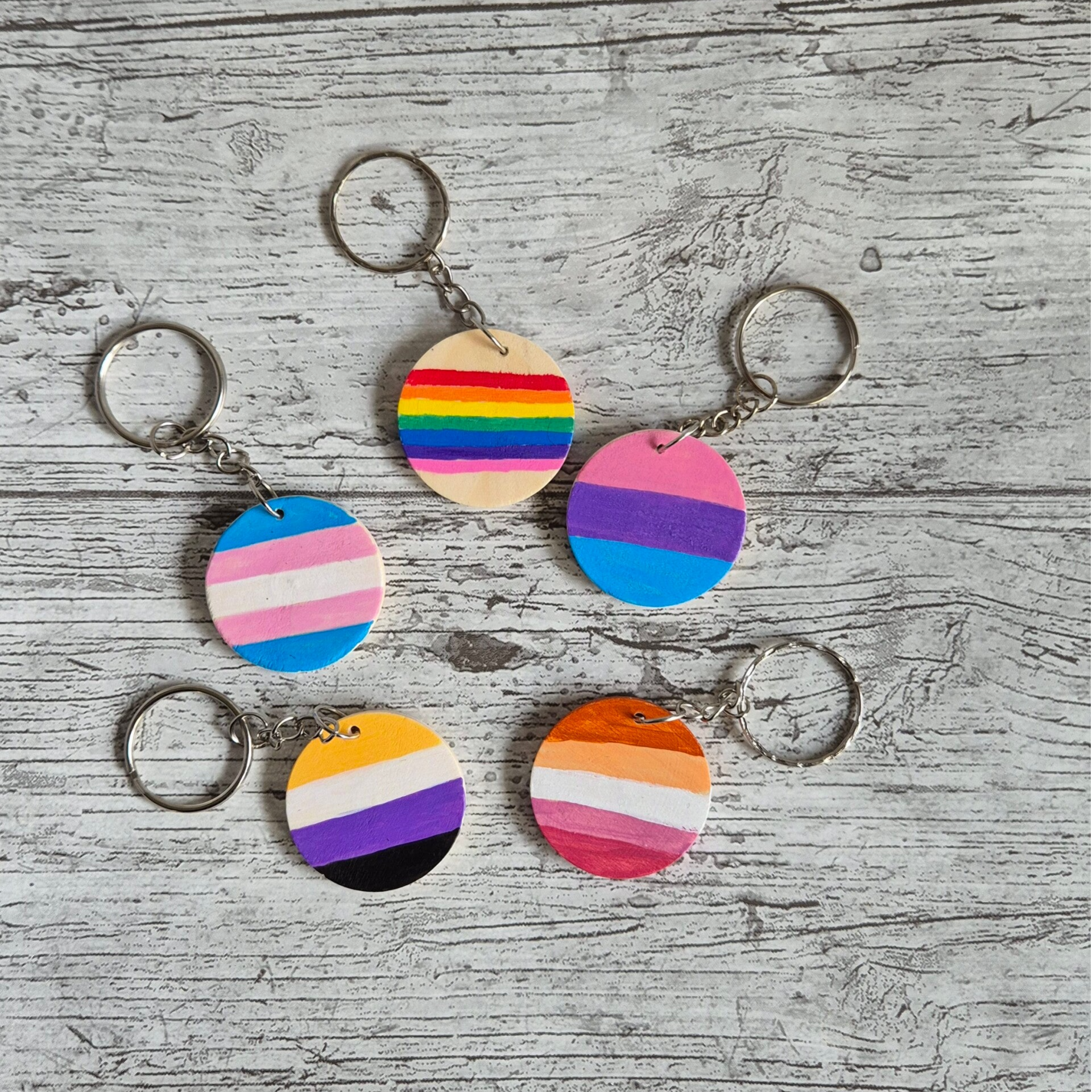 Sleutelhanger rond - Pride