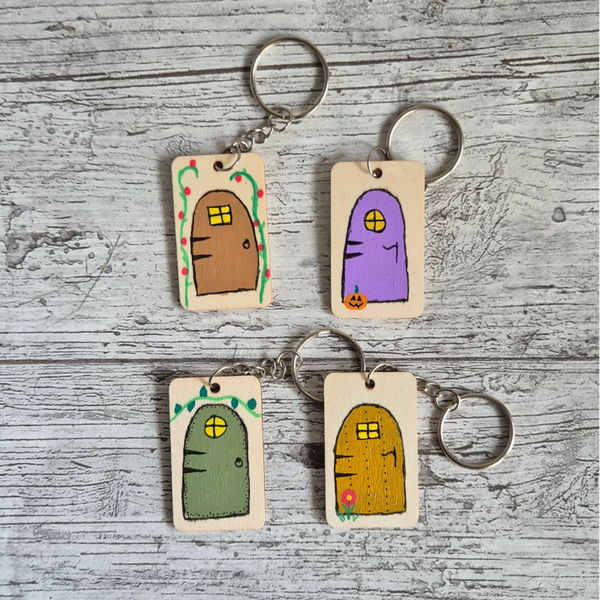 Sleutelhanger rechthoek - Deur