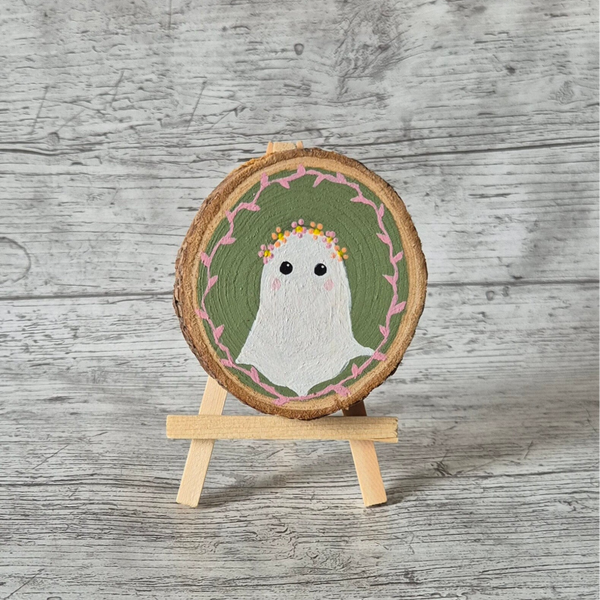 Houten schijf - Spook