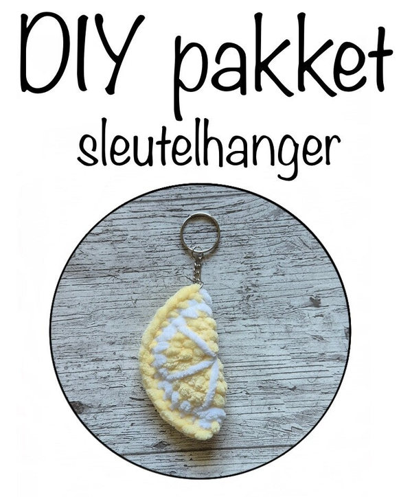 DIY pakket - Haken Citroen Sleutelhanger
