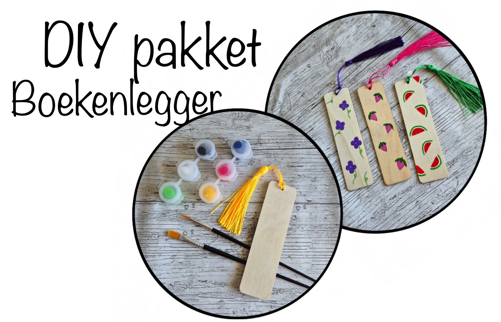 DIY Pakket - Boekenlegger schilderen
