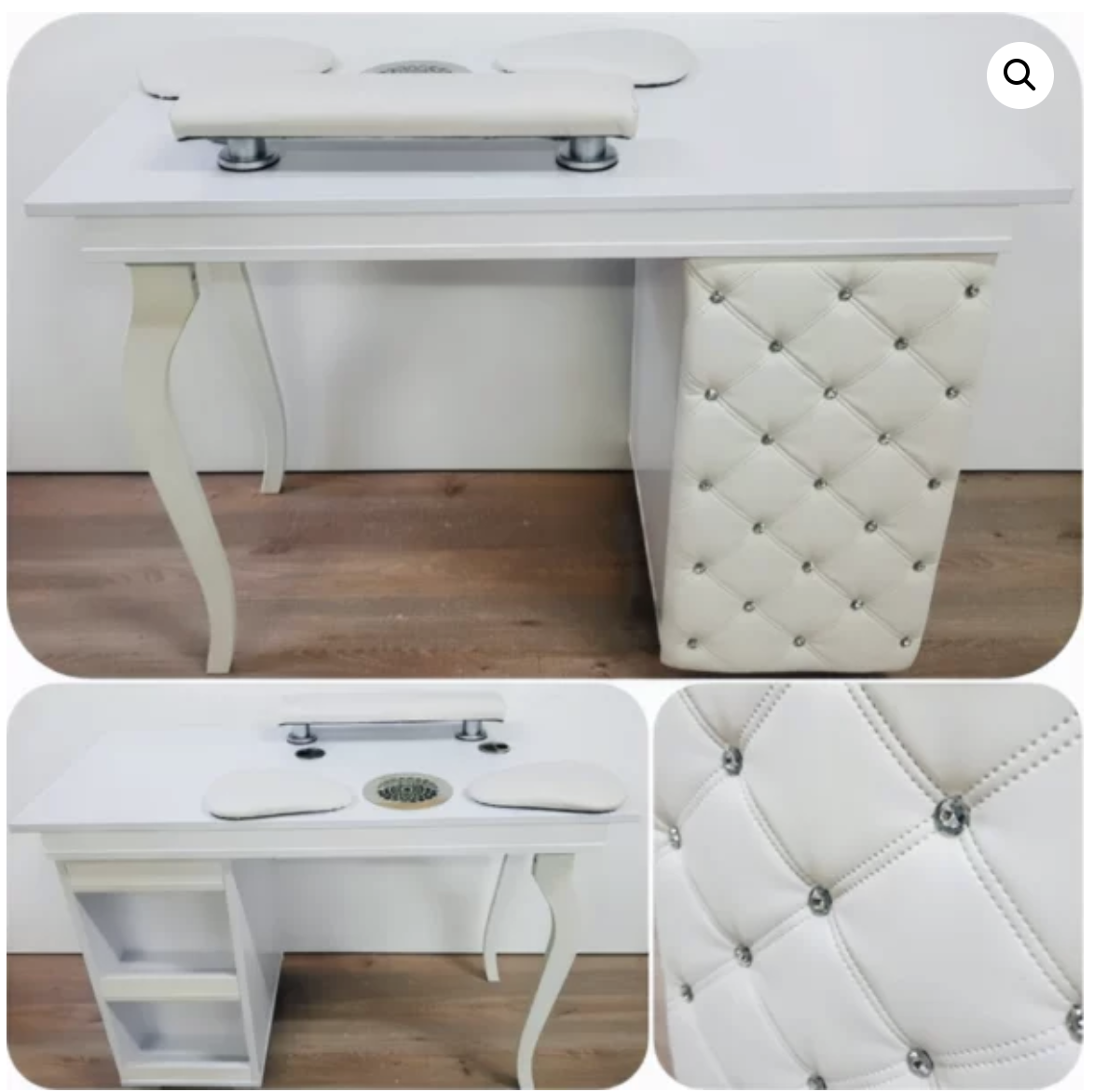 LS Beauty Slim Luxury nageltafel met afzuiging