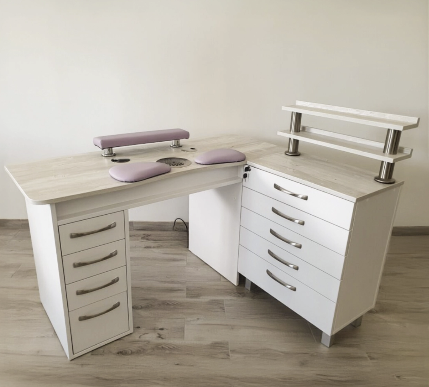LS Beauty Space-Saving Premium nageltafel met lades