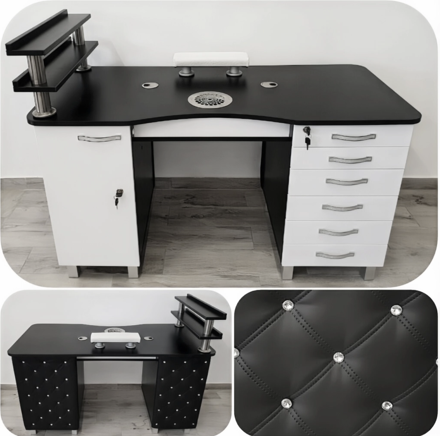 LS Beauty Design Luxury nageltafel met afzuiging
