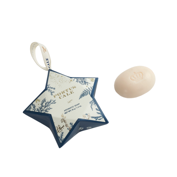 Portus Cale Festive Blue – Savon Parfumé Étoile de Noël | 40 g