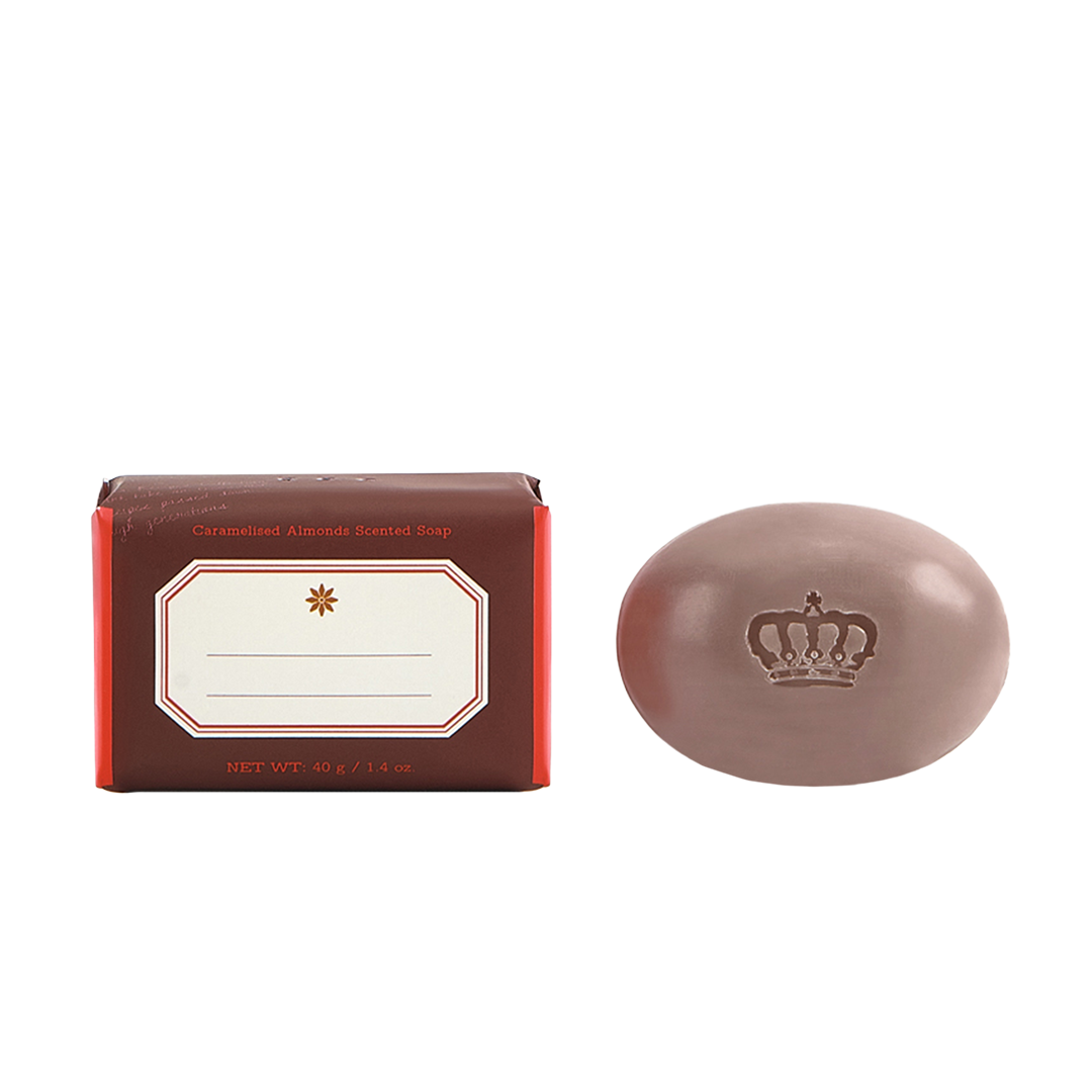 CASTELBEL NOËL – SAVON PARFUMÉ AMANDES CARAMÉLISÉES | 40 G