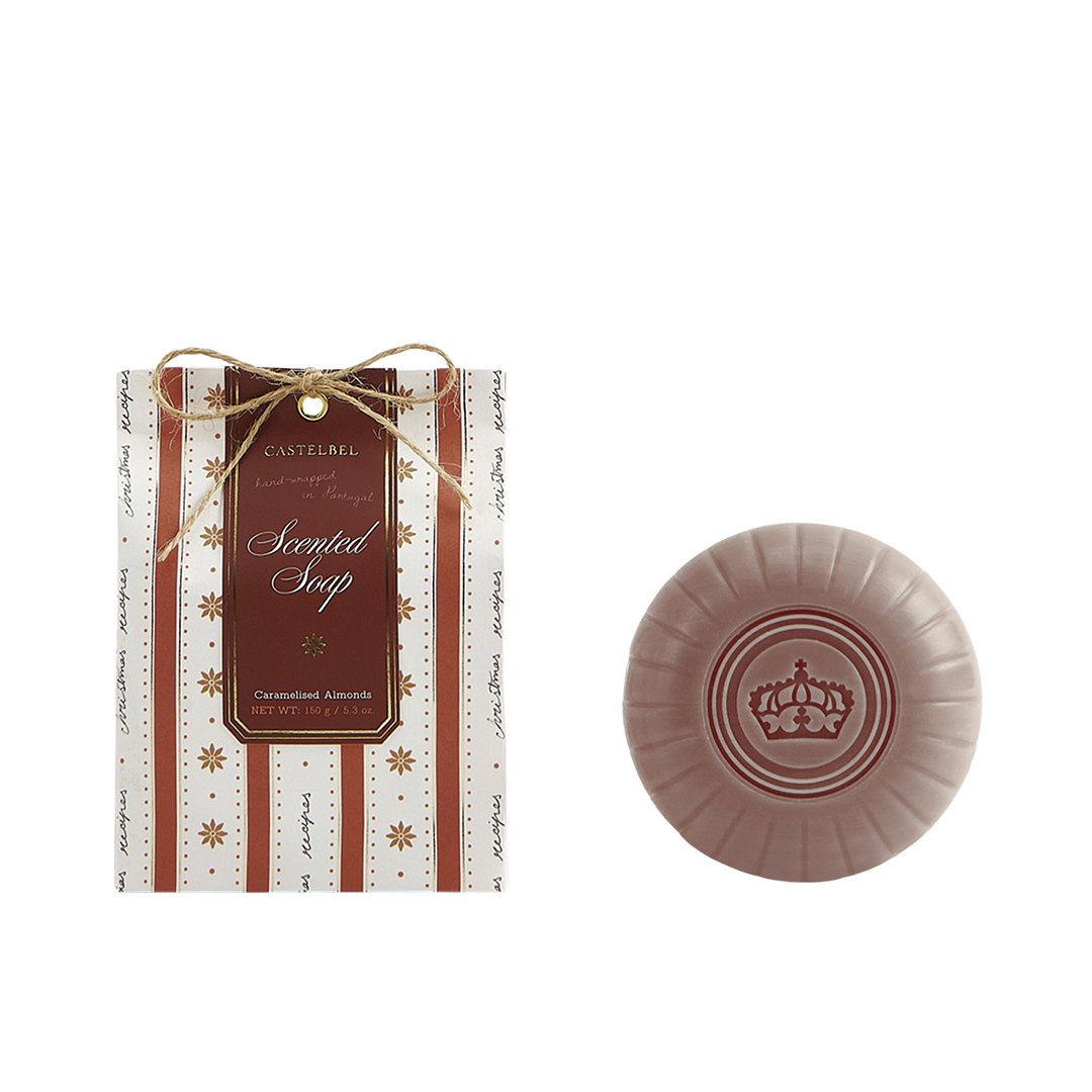 CASTELBEL NOËL – SAVON PARFUMÉ AMANDES CARAMÉLISÉES | 150 G