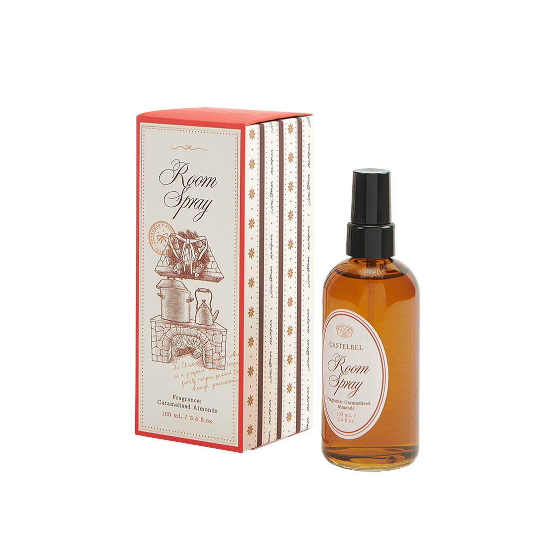 CASTELBEL NOËL – SPRAY PARFUMÉ AMANDES CARAMÉLISÉES | 100 ML