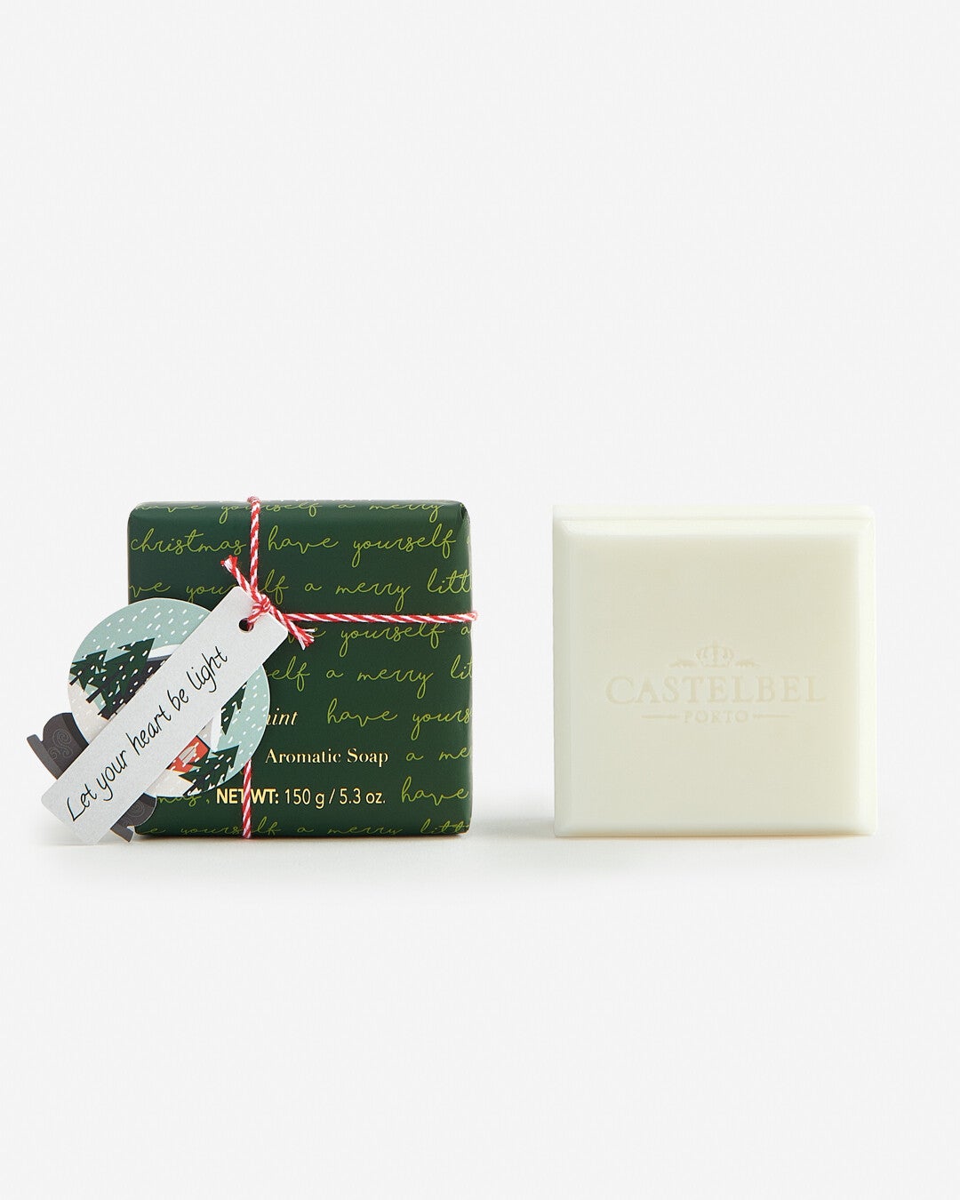 Savon parfumé de Noël Peppermint – Castelbel | 150 g