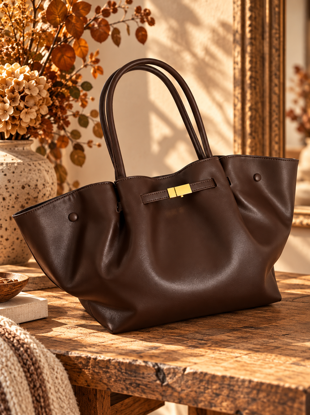 Sac Cabas en Cuir Véritable – Fabrication artisanale en Italie