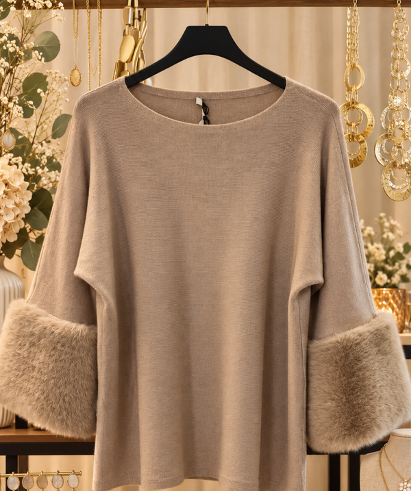 Pull couleur camel - TU