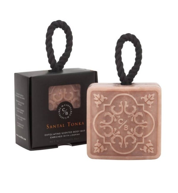 Barre exfoliante pour le corps Santal Tonka 150g