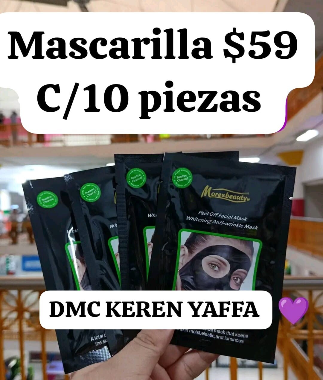10PZ DE MASCARILLAS PARA PUNTOS NEGROS