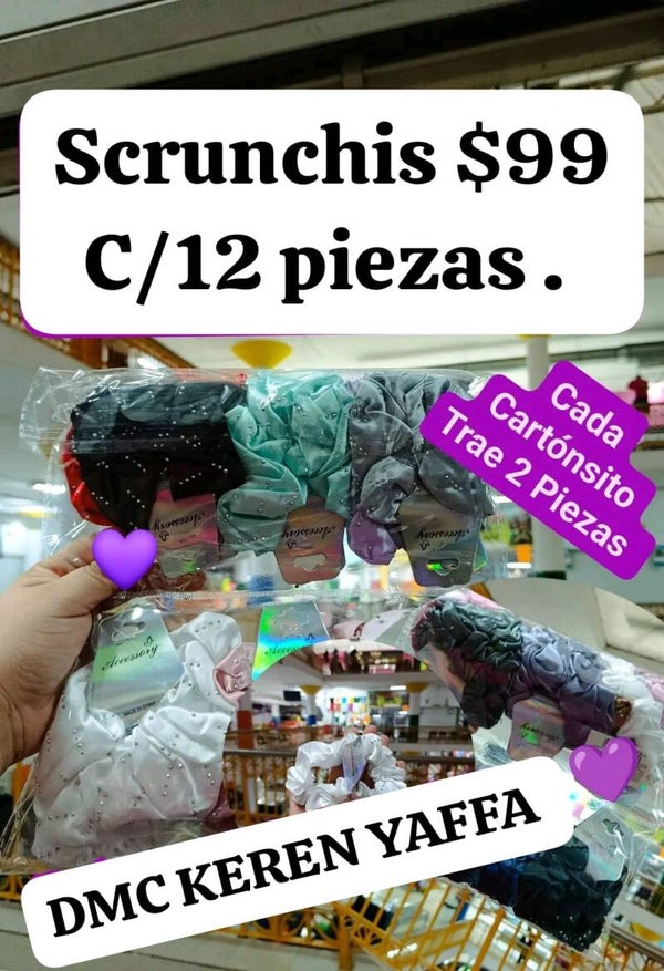 12PZ SCRUNCHIS