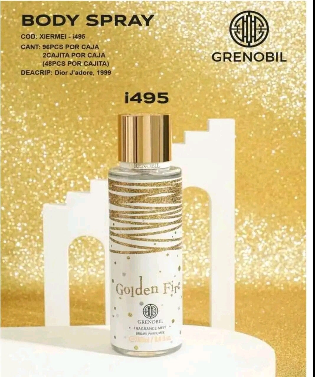 GRENOBIL BODY DAMA 250ML GOLDEN