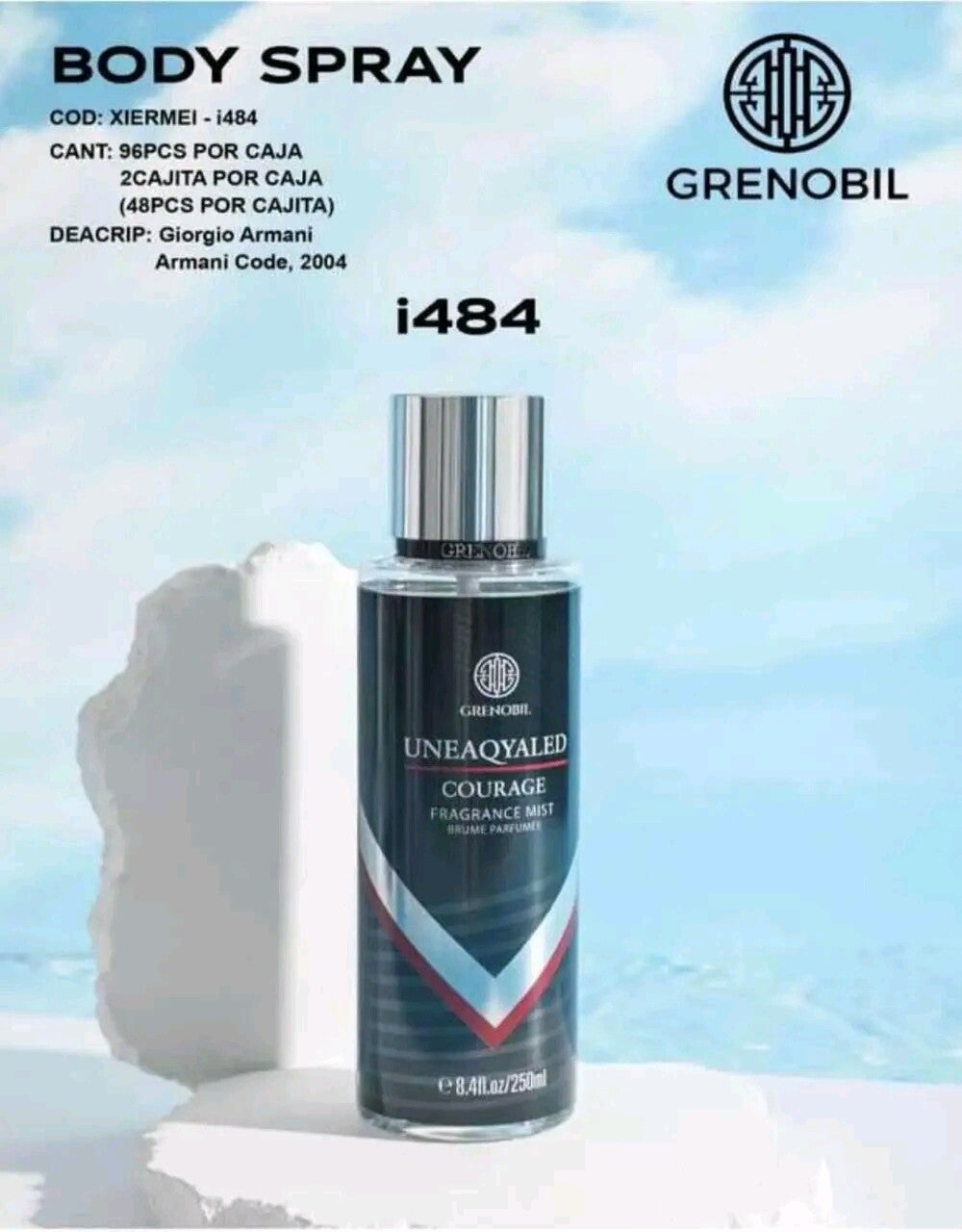 BODY CAURAGE 250ML CABALLERO