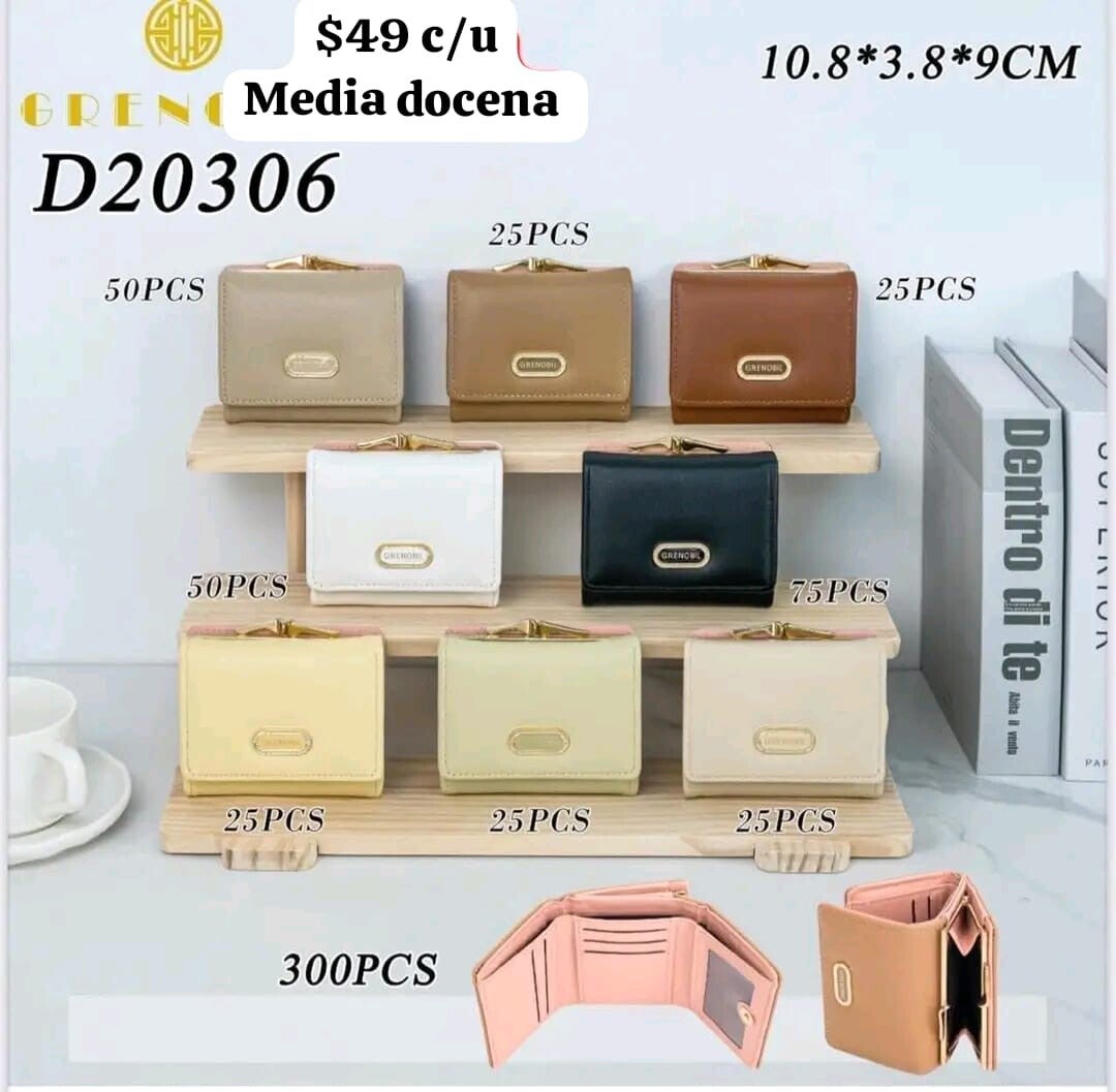 6 PZ CARTERA DE DAMA