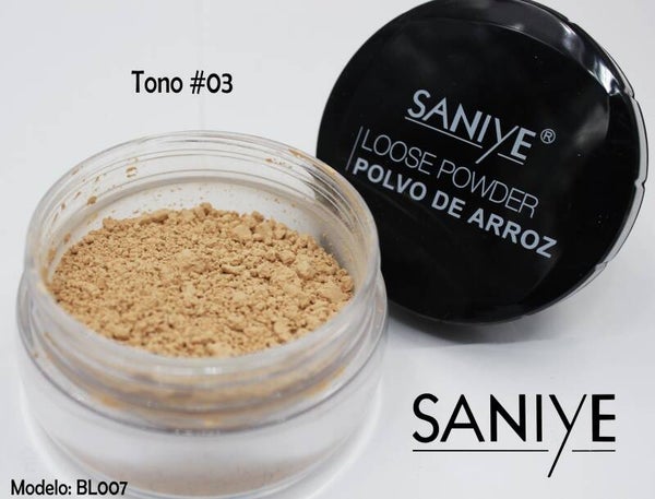 POLVO DE ARROZ SANIYE TRASLUCIDO TONO 3