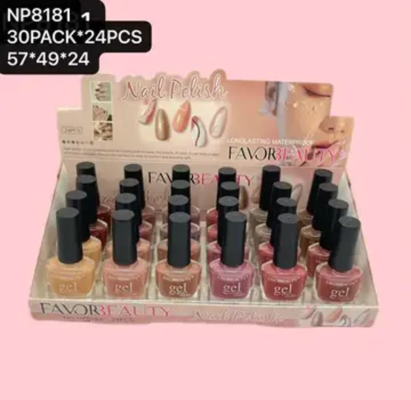 24PZ DE ESMALTE DE UÑAS