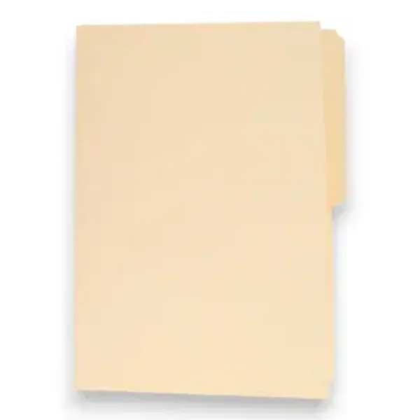 folder crema tamaño officio