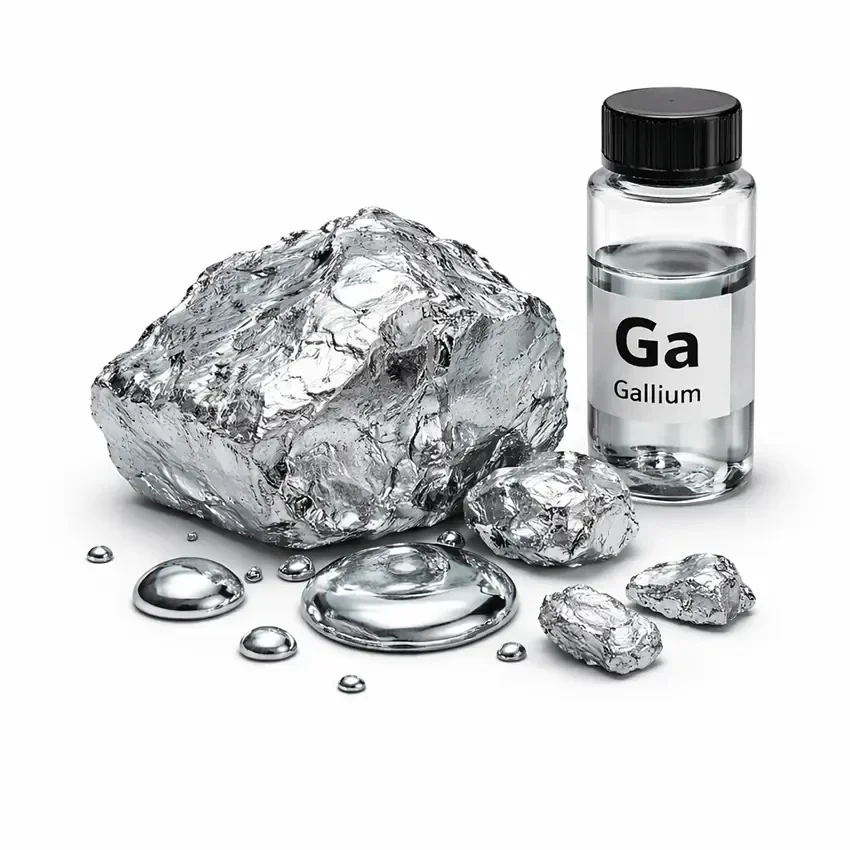 Gallium als Technologiemetall für Halbleiter, LEDs und 5G-Technologie – mehr über Einsatzbereiche und Factsheet entdecken.