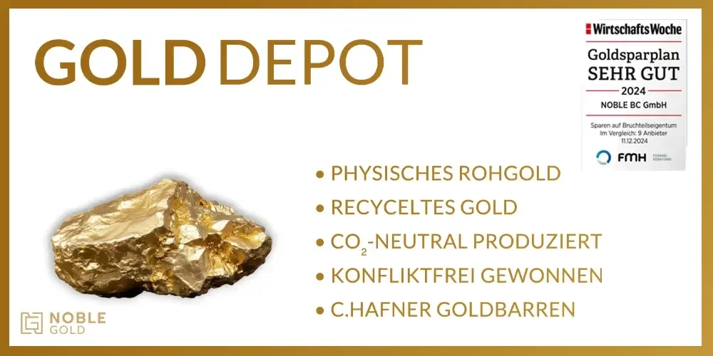 Das Gold-Depot ist ein Produkt von Noble BC (Noble Gold). Invest Elements ist Ihr Vermittler und Kooperationspartner – und bei jeder Depoteröffnung Ihre erste Anlaufstelle für persönliche Beratung und Kundenbetreuung.