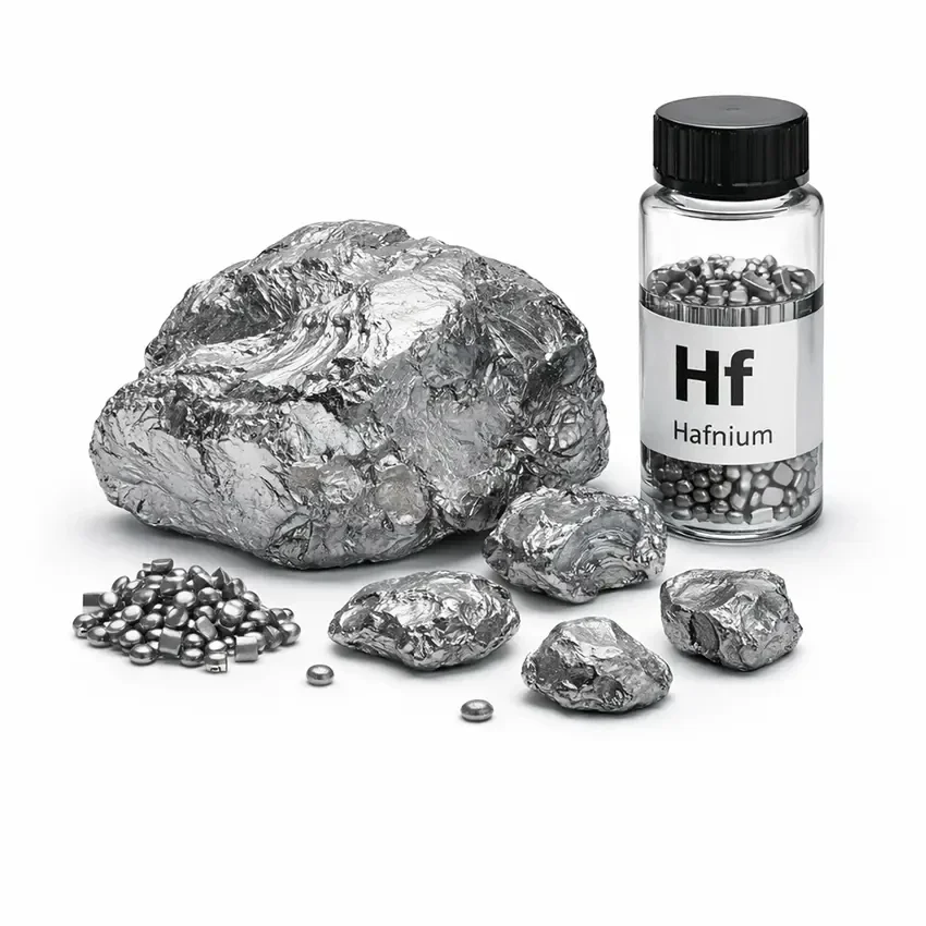Hafnium als strategisches Technologiemetall für Mikrochips und Hochtemperaturlegierungen – mehr über Einsatz entdecken.