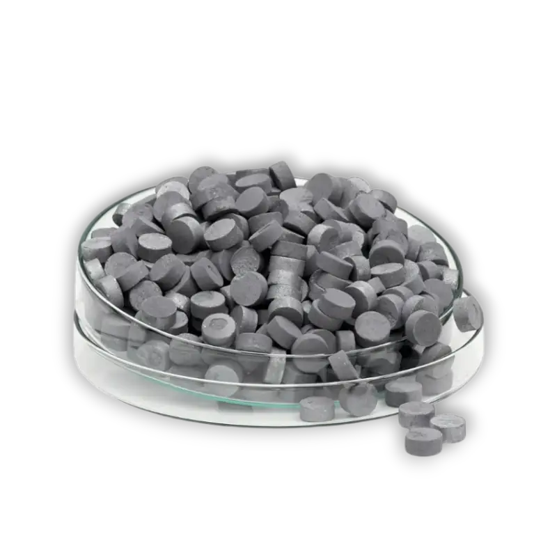 Rhenium Metallprobe – seltenes Technologiemetall für Hochtemperaturlegierungen in Luftfahrt, Turbinen und industrieller Hochleistungstechnik.