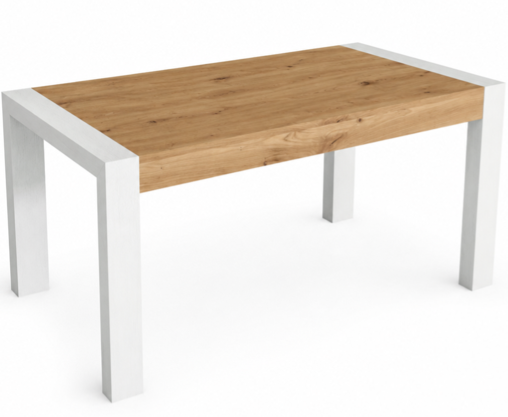 Mesa Comedor Combinada, RECTANGULAR EXTENSIBLE PORTERIA · Ref. DBW-056
