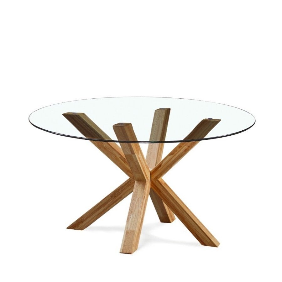 Mesa Comedor · REDONDA CRISTAL TEMPLADO · Ref. DBW-090