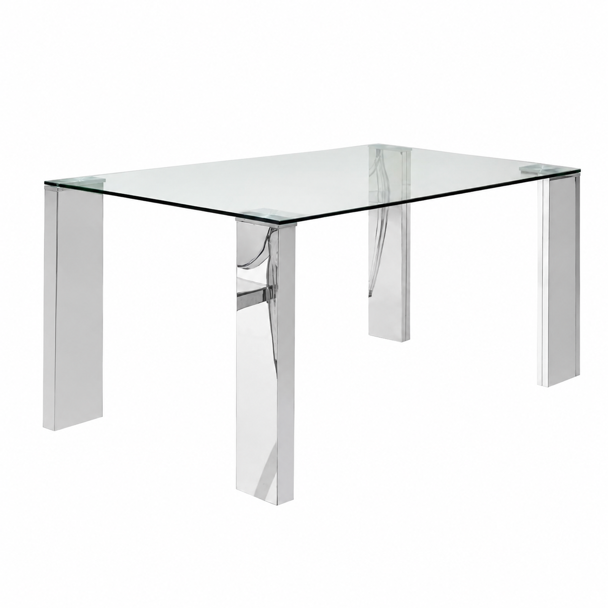 Mesa Comedor · RECTANGULAR CRISTAL TEMPLADO · Ref. DBW-092