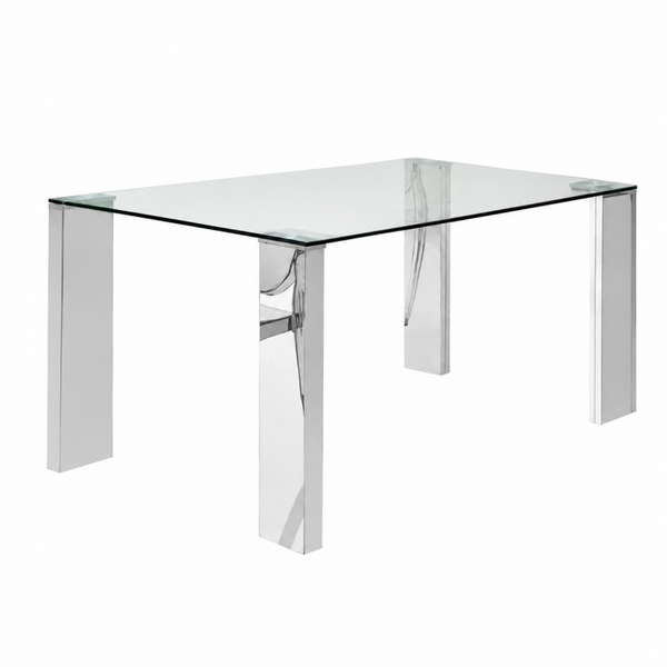 Mesa Comedor · RECTANGULAR CRISTAL TEMPLADO · Ref. DBW-092