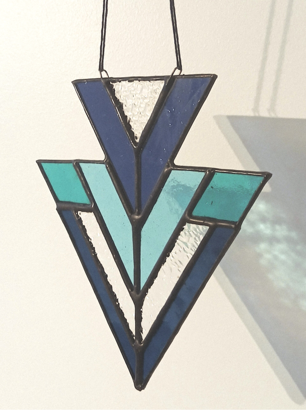 Artdeco hanger blauw