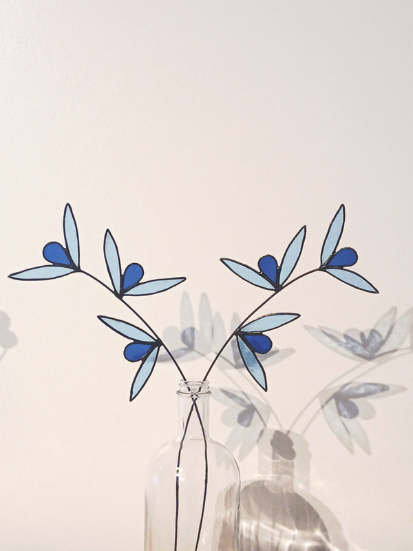 Tak 3 bloemen