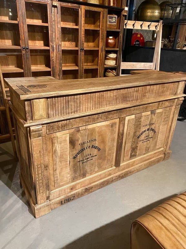 Theke Bar Mangoholz Tresen