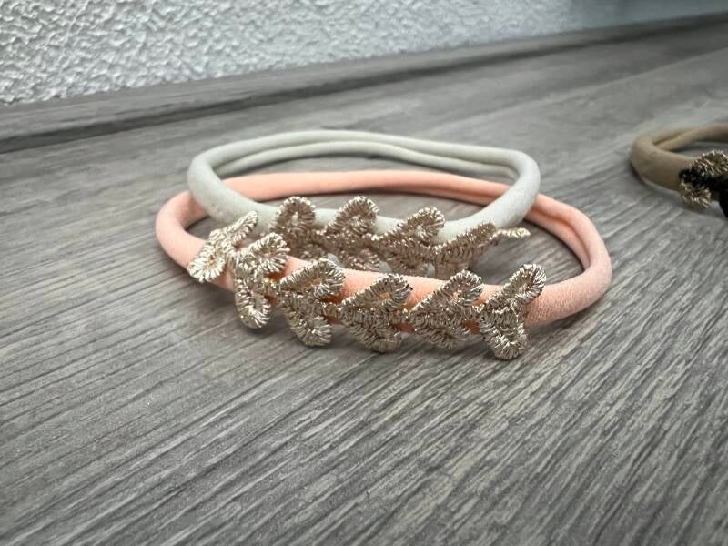 Elastische zacht haarband voor baby en dreumes