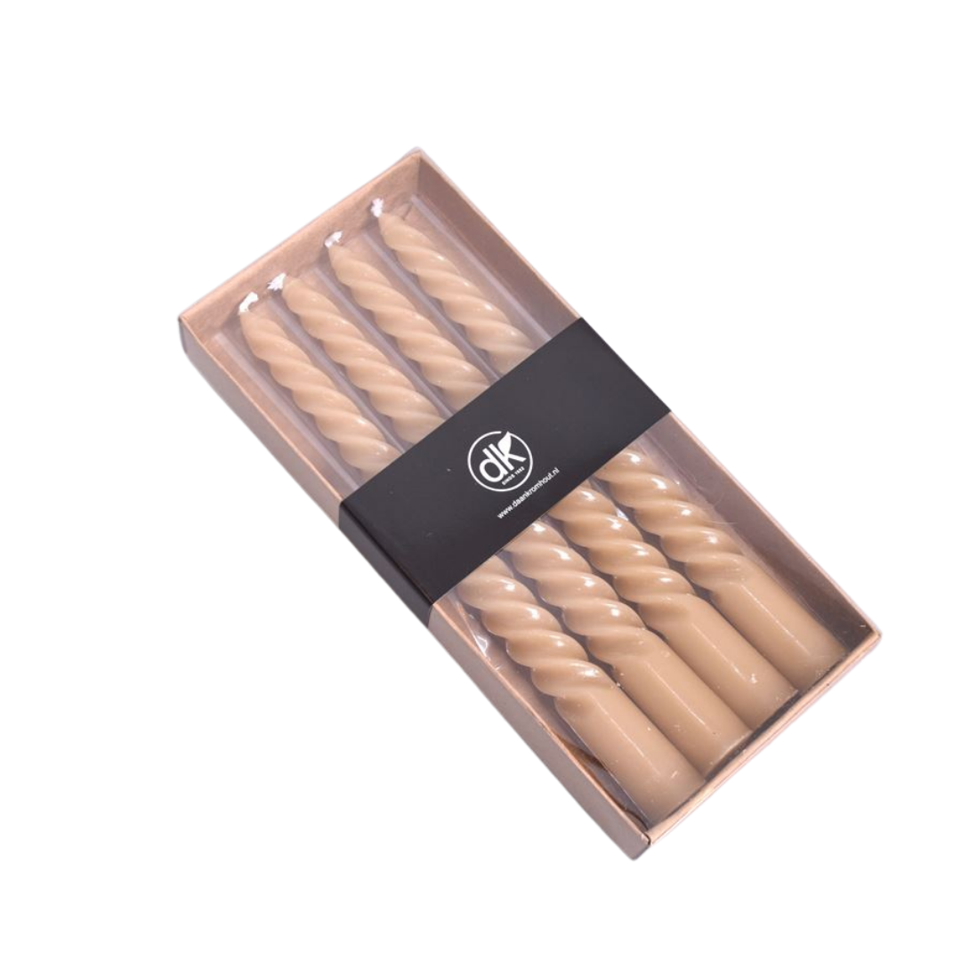 Kaars Crown Twist New Oker