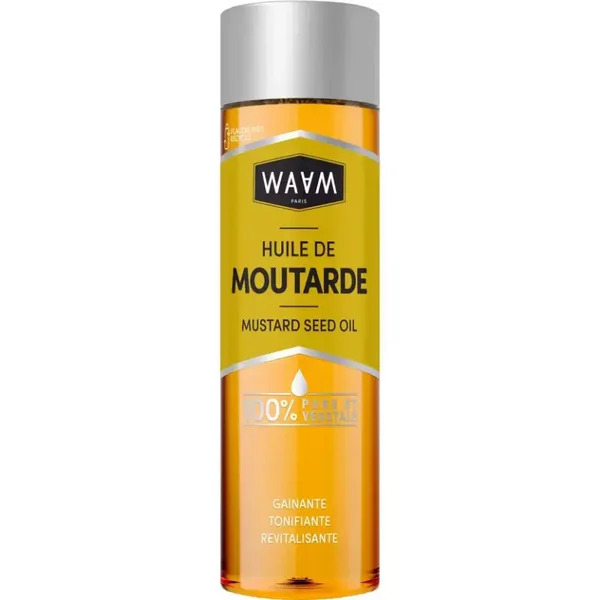 Huile de Moutarde Waam – Stimule la Pousse des cheveux