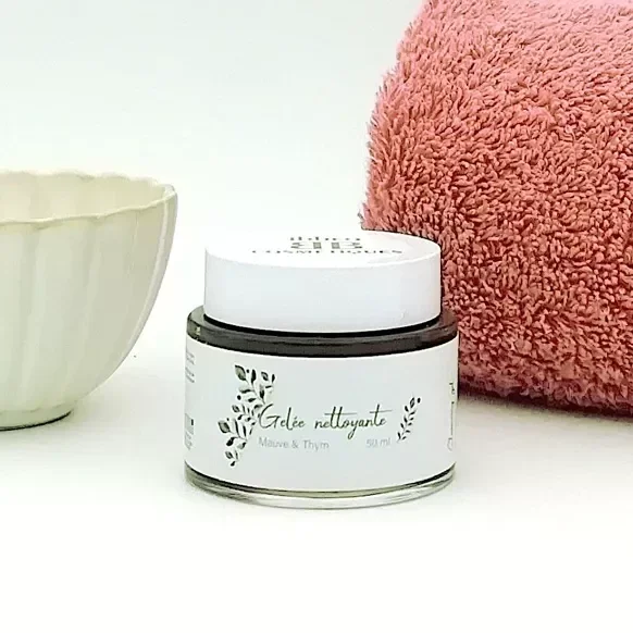 Gelée Nettoyante, Mauve, Thym & Sucre de fleur de Coco