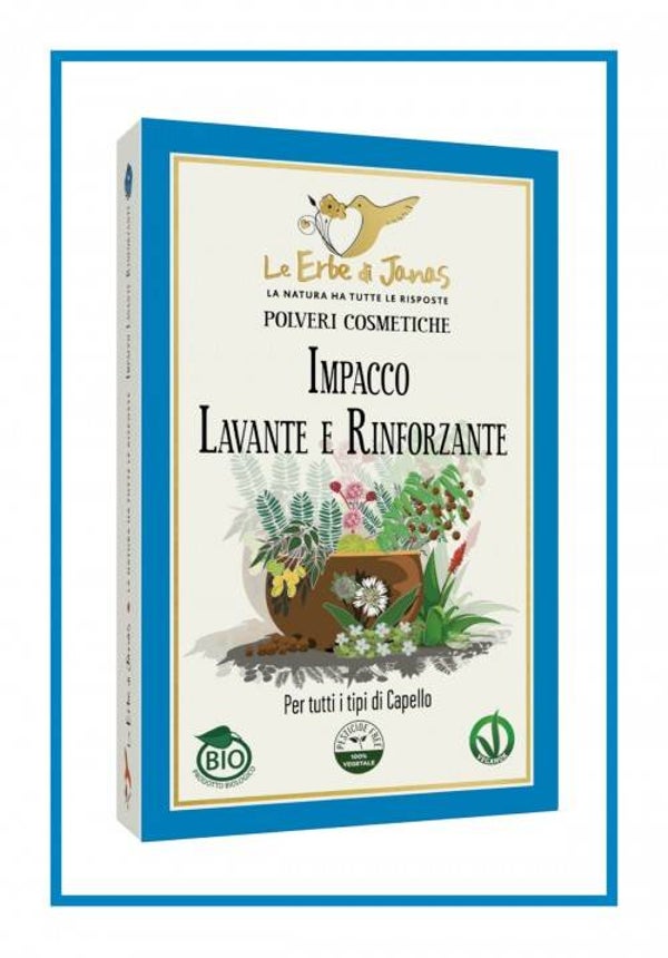 Masque Fortifiant & Lavant Bio Ayurvédique - Erbe di Janas - 100 gr