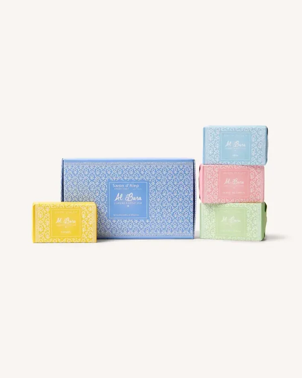 Coffret 4 savons d'Alep - Les jardins parfumés